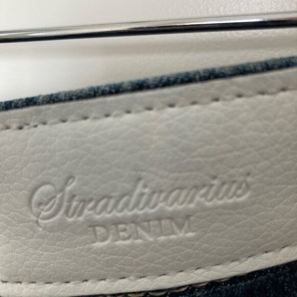 STRADIVARIUS Sz 6 Jeans Shorts Distressed Stretch - Picture 3 of 8